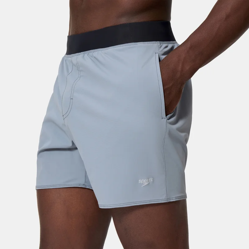 speedo Grey Men's Solid Lookout Volley Swimming Shorts for Men | Best Price UAE